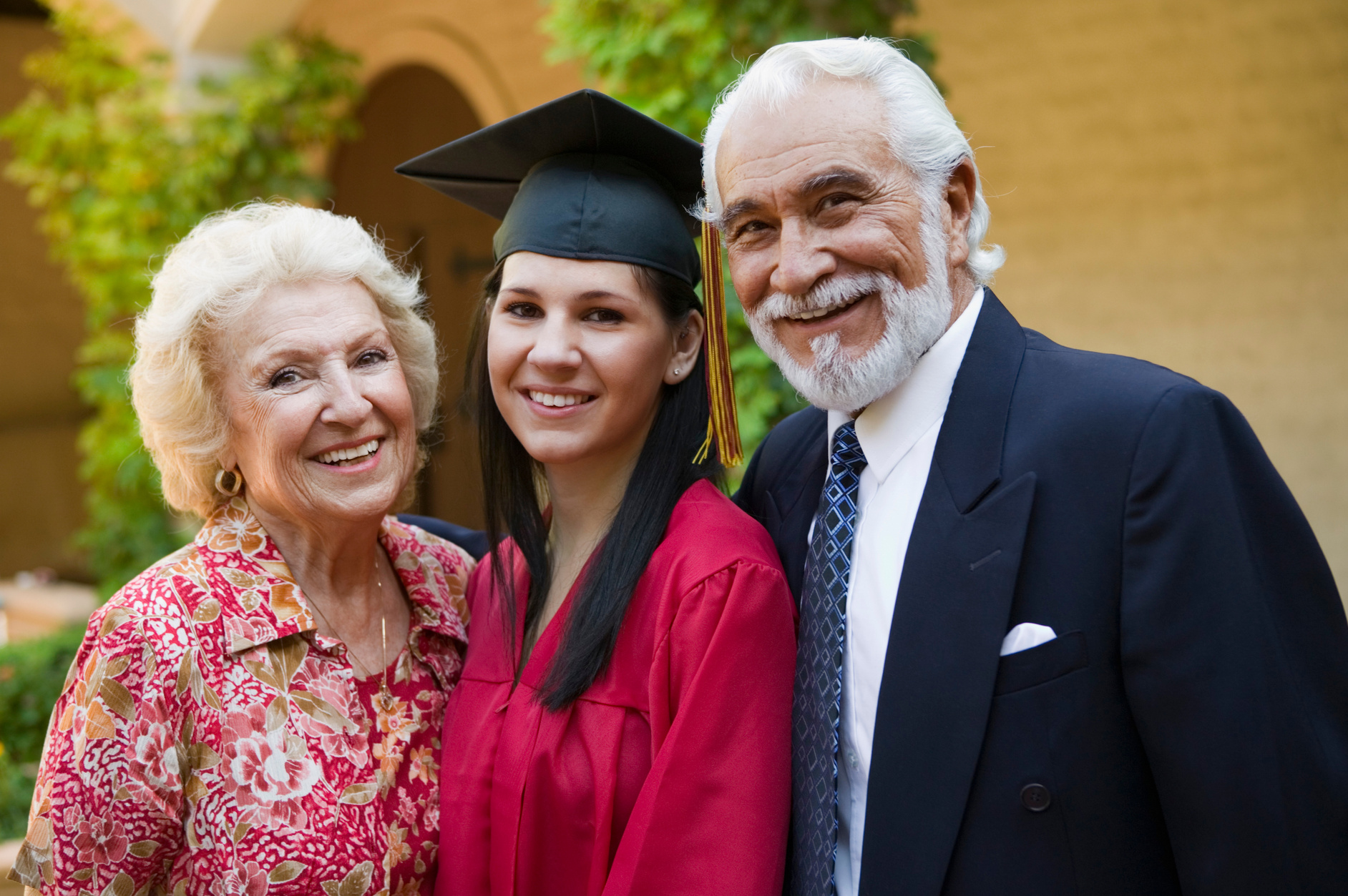Graduate and Grandparents
